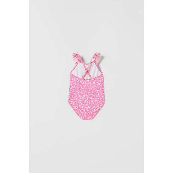 RUFFLED FLORAL SWIMSUIT - Picture 4 of 4